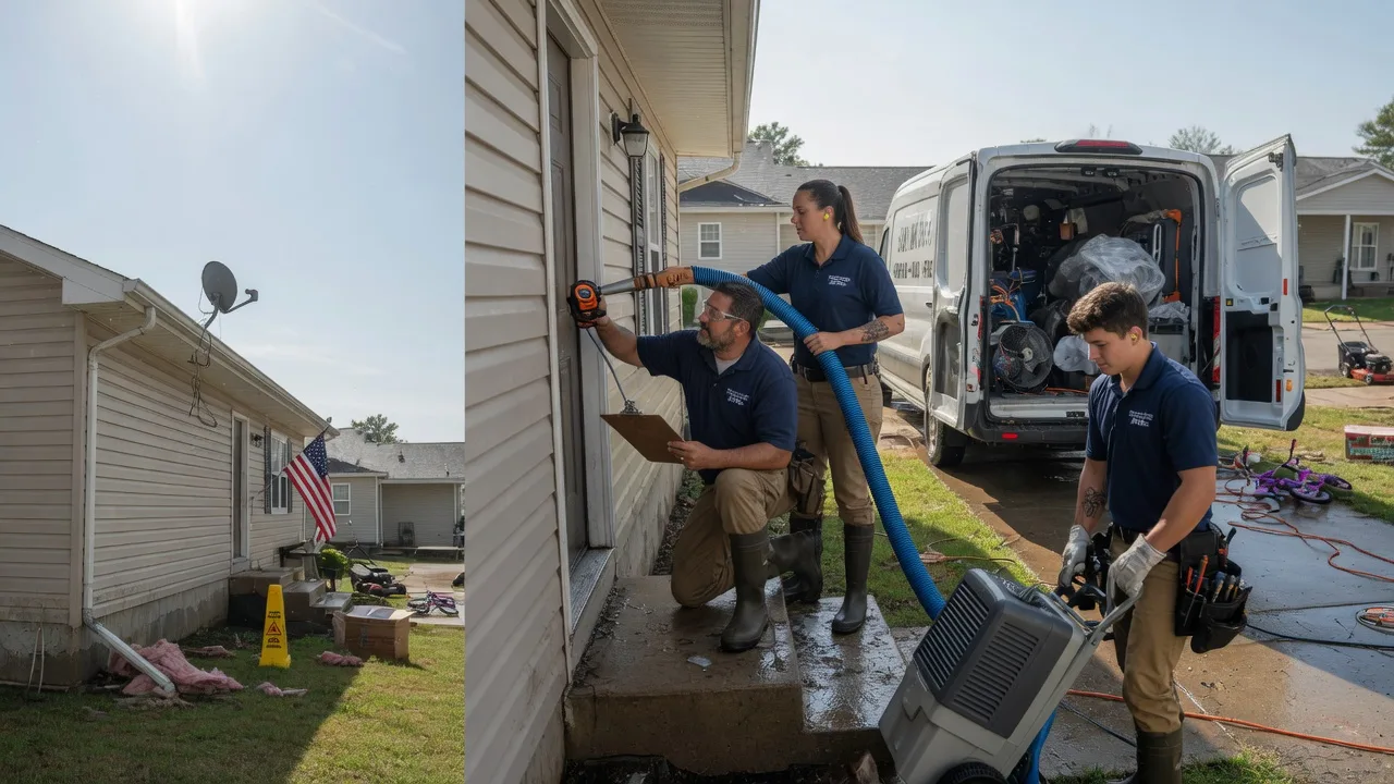 Ceiling Water Damage Restoration in Glen White, WV near me
